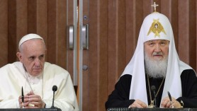Papa nu se mai întâlnește cu patriarhul rus Kirill. Cei doi urmau să se vadă la Ierusalim